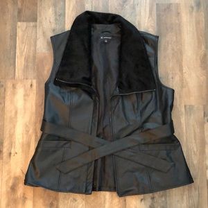Women’s Faux Leather Vest